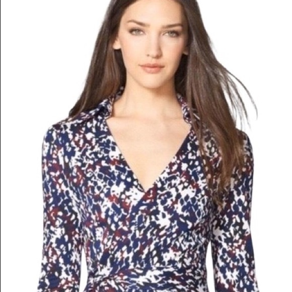 Diane von Furstenberg Jeanne Wrap Dress - Picture 2 of 6